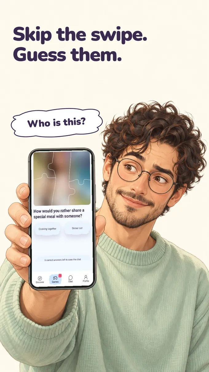 Skip the swipe. Guess them.